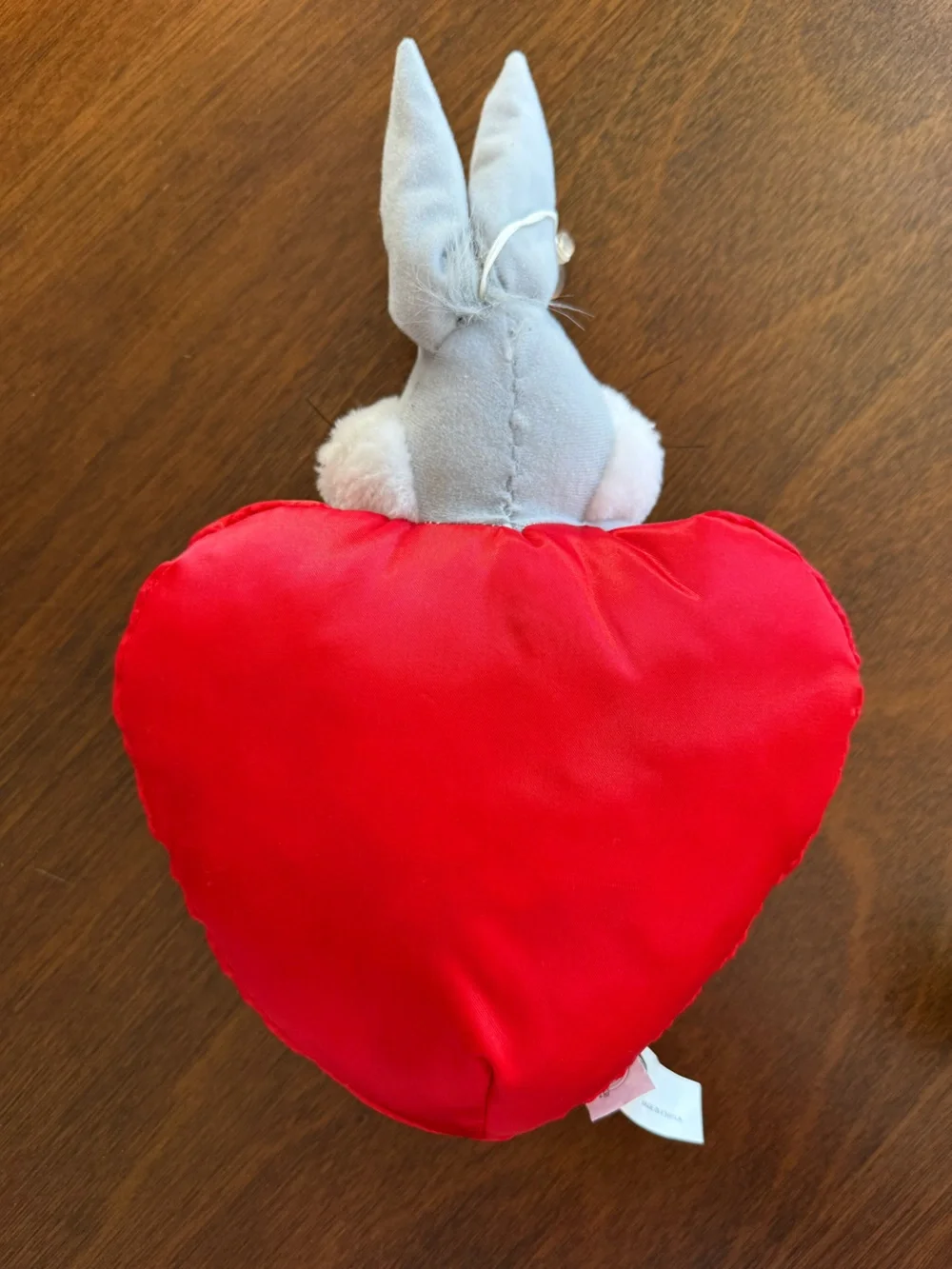 Vintage 1997 Bugs Bunny Valentine's Day Heart Stuffed Animal Looney Tunes